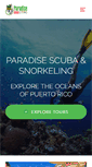 Mobile Screenshot of paradisescubasnorkelingpr.com